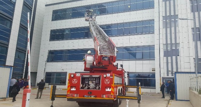 Kırklareli Devlet Hastanesinde yangın tatbikatı