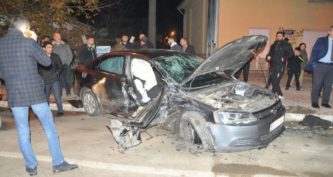 Bafra’da trafik kazası: 4 yaralı