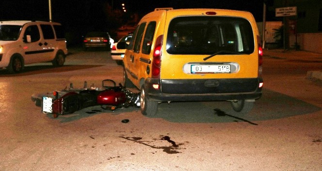 Sandıklı’da trafik kazası: 1 ölü