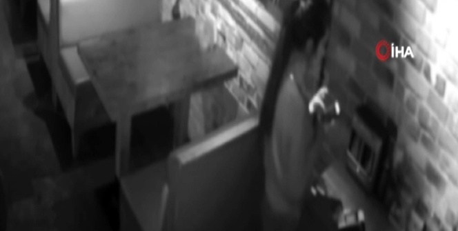 Pizzacı kıza iyi bakın! Aslında öyle bir şey yapıyormuş ki... Polisi görünce eli ayağına dolaştı