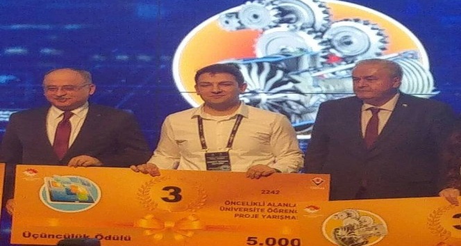 TÜBİTAK Proje Yarışması’nda Türkiye finaline Zonguldaklı Ahmet Burak kaldı