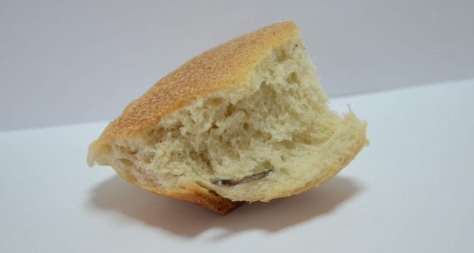 Ekmeğin içinden fare kuyruğu çıktı