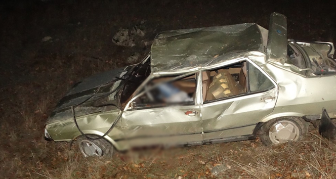 Domaniç’te trafik kazası: 1 ölü, 1 yaralı