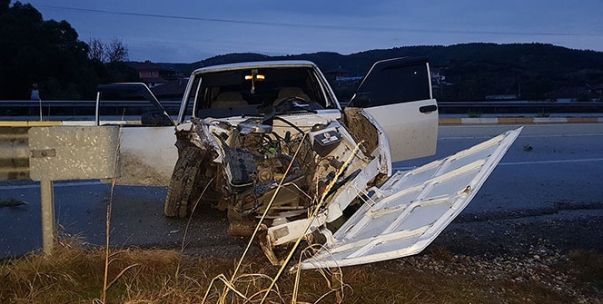 Korkunç kaza! Sürücü feci şekilde hayatını kaybetti