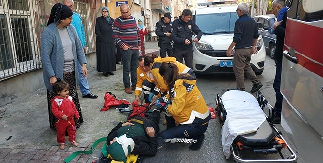 Kocasından şiddet gören Iraklı kadın kurtulmak için kendini pencereden attı