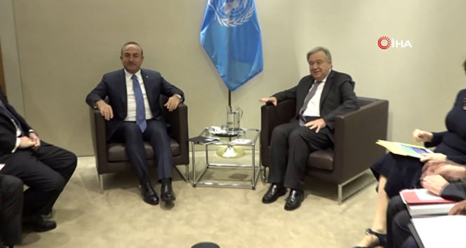 Bakan Çavuşoğlu, BM Genel Sekreteri ile Kaşıkçı cinayetini görüştü