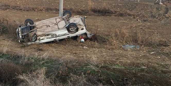 Otomobil 100 metre takla attı, burnu bile kanamadı