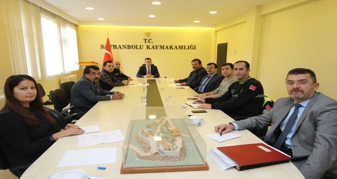 Safranbolu’da kış mevsimi trafik tedbirleri toplantısı yapıldı