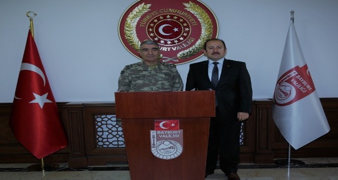 3. Ordu Komutanı Orgeneral İsmail Serdar Savaş, Vali Ali Hamza Pehlivan’ı ziyaret etti