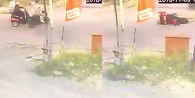 Engelli aracıyla metrelerce sürüklendi, çarpan sürücü yardım etmek yerine kaçıp gitti