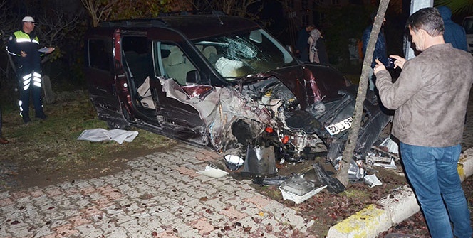 Ünye’de trafik kazası: 2 yaralı