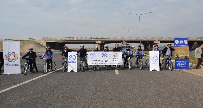 Irak sınırında ’Sağlık ve Doğa Bisikletle Buluşuyor’ projesi