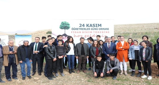Mardin’de ’Öğretmenler Günü’ ormanı oluşturuldu