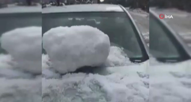 Suudi Arabistan’a kar yağdı