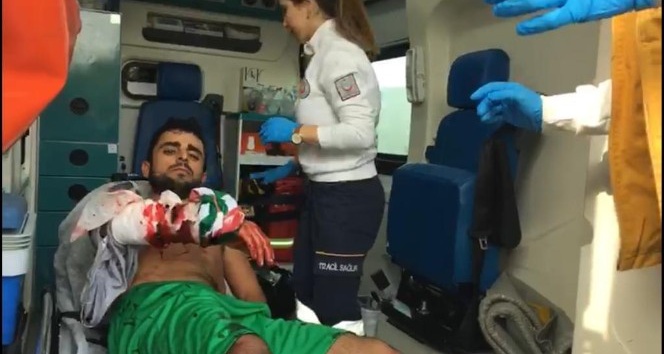 Amatör maçta kavga: Yaralanan 1 oyuncu hastaneye kaldırıldı