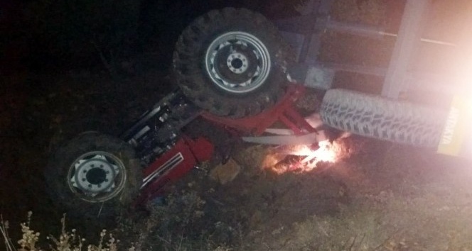 Hatay’da traktör devrildi: 1 ölü