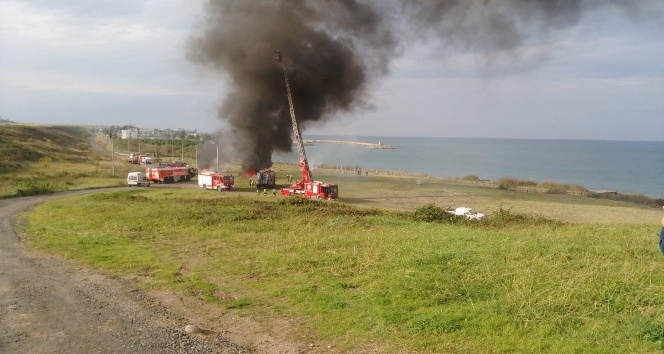 Trabzon Havalimanı’nda yangın söndürme tatbikatı yapıldı