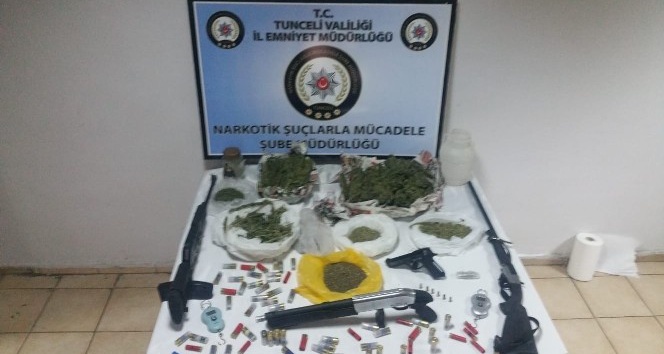 Tunceli’de uyuşturucu operasyonu:1 şüpheli tutuklandı