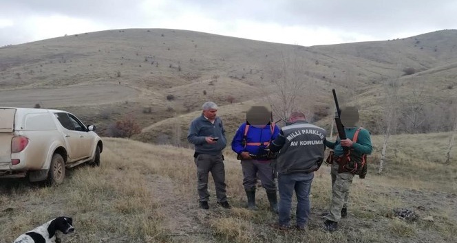 Kırıkkale’de 7 avcıya ceza kesildi