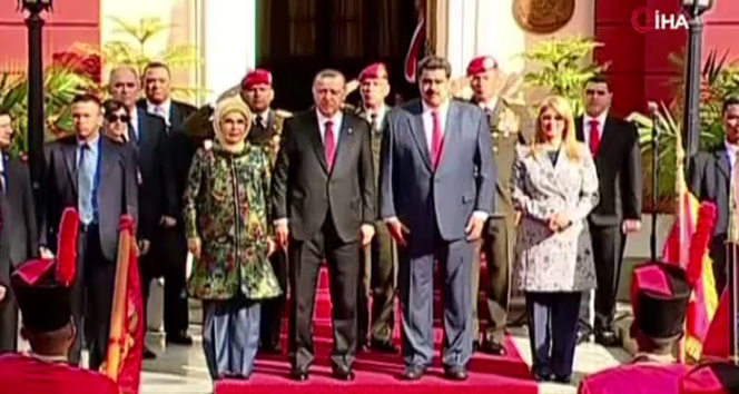 Venezuelalı askerler İstiklal Marşı’nı hep bir ağızdan okudu