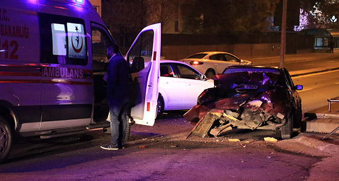 Başkent’te trafik kazası: 2 yaralı