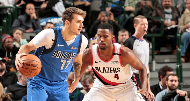 Luka Doncic'li Dallas evinde Portland'ı mağlup etti