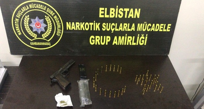 Elbistan’da uyuşturucu operasyonunda 1 kişi tutuklandı