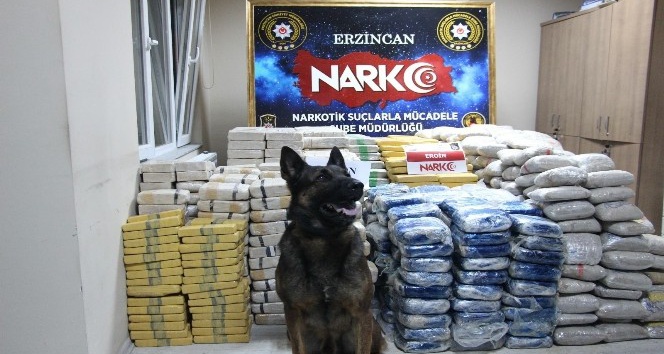 Erzincan’da ele geçirilen eroin 1 ton 271 kilogram çıktı