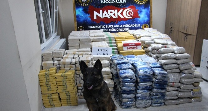 Erzincan Emniyet Müdüründen, ele geçirilen 1 ton 271 kilogram eroin maddesine ilişkin açıklama