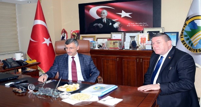 Bektaş, Alaplı Belediye Başkanı Nuri Tekin’i ziyaret etti