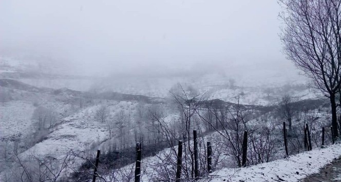 Tokat’ta kar yağışı