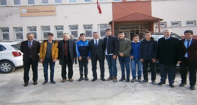 Kaymakam Özkan’dan Mesleki Eğitim Merkezine ziyaret