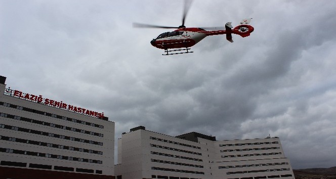 Başhekim Öztürk;&quot;Helikopterle gelen hastamızın durumu iyi&quot;