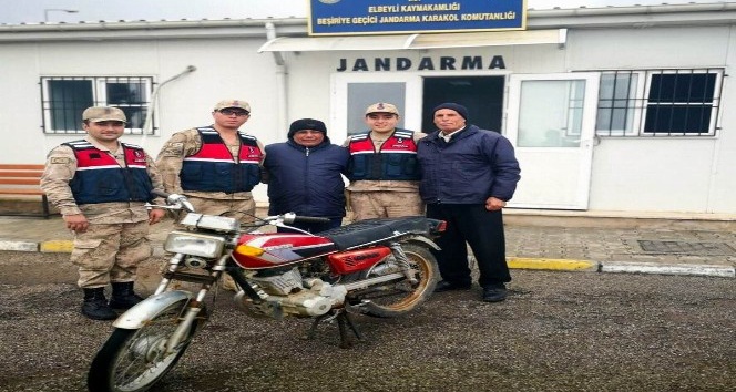 Gaziantep’ten çalınan motosiklet Kilis’te yakalandı