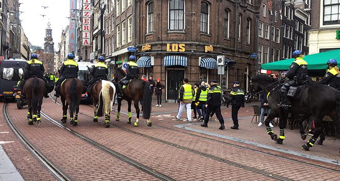 Sarı Yelekliler eylemi Hollanda’ya da sıçradı
