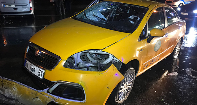 Beyoğlu’nda trafik kazası; 2 yaralı
