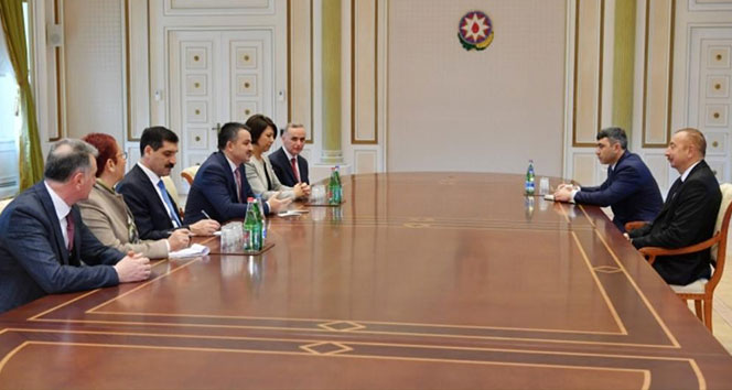 Azerbaycan Cumhurbaşkanı Aliyev, Bakan Pakdemirli’yi kabul etti