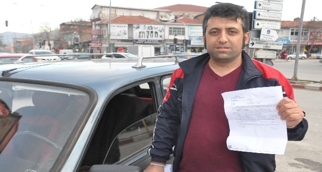 Hatalı trafik cezası yargıdan döndü
