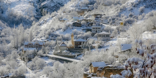 Süleymaniye’de kış güzelliği