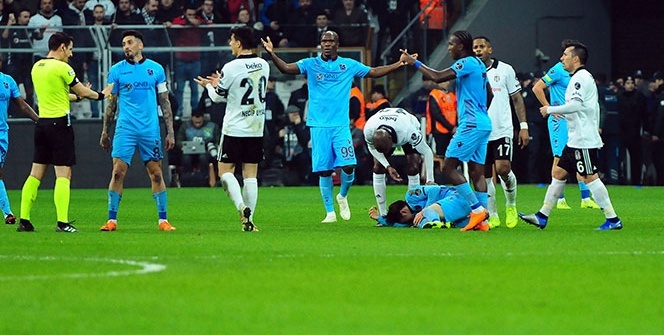 Beşiktaş - Trabzonspor maçından kareler