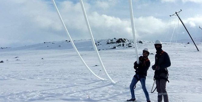 ‘Kar Kaplanları' cesaretleri ile göz dolduruyor