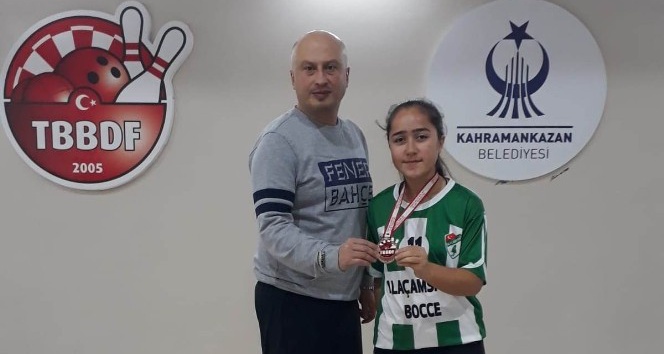 Raffa sahası olmayan sporcu Türkiye üçüncüsü oldu