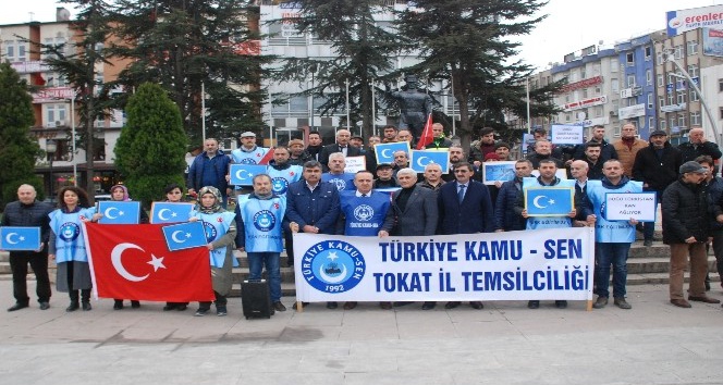 Tokat’tan Çin zulmüne tepki