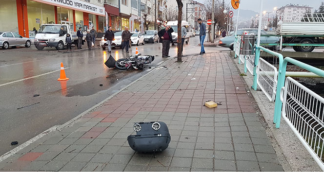 Tosya’da trafik kazası: 1 yaralı..