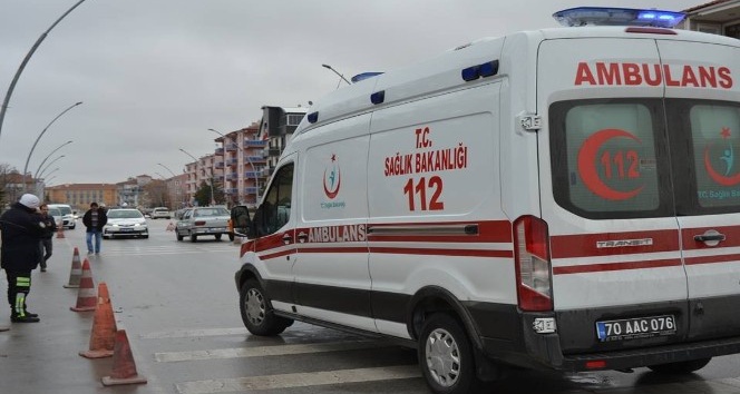 Karaman’da otomobilin çarptığı çocuk yaralandı
