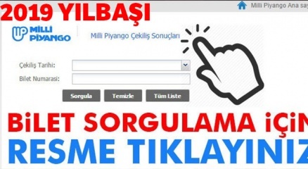 2019 MPİ MİLLİ PİYANGO Yılbaşı Çekiliş Sonuçları TAM LİSTE Hızlı Bilet Sorgulama| 2019 MPİ Çekiliş Sonuçları