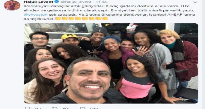 Atatürk Havalimanı’nda mahsur kalan Kolombiyalı dansçılar otele yerleştirildi