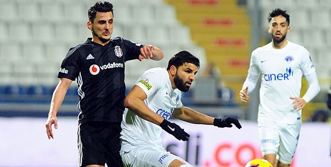 Kasımpaşa - Beşiktaş maçından kareler