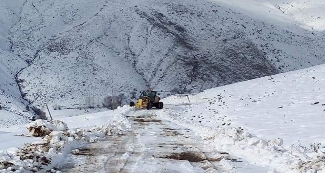Bingöl’de kar 58 köy yolunu ulaşıma kapattı