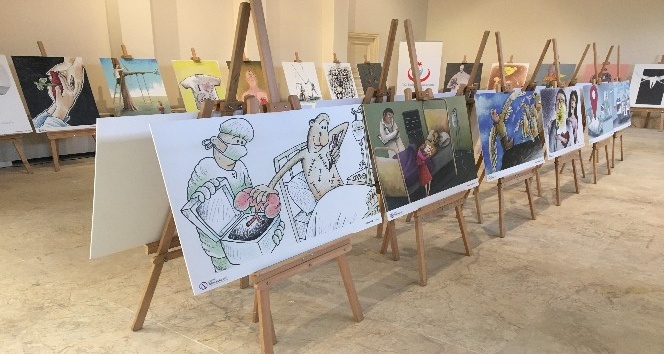 Organ Bağışı Karikatür Sergisi İstanbul Sağlık Müzesi’nde açıldı